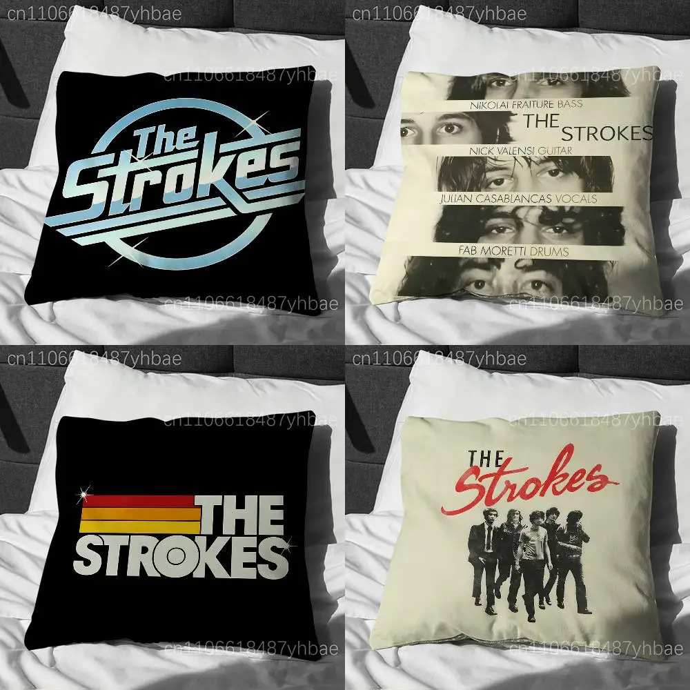 

The S-Strokes Band Cushion Cover Pillow Cover Decor Pillowcase Printed Cushion Case For Couch
