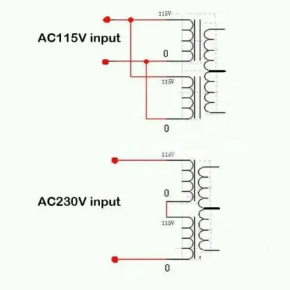 35W R-core Transformer 0-115V *2 to 170V+6.3V +9V*3 For AD1865 NOS Tube DAC DIY