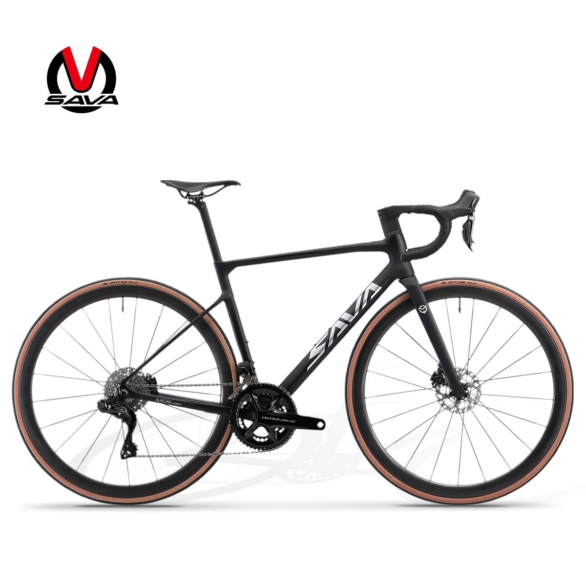 SAVA Full Carbon Fiber Road Bike Premium Configuration with SHIMAN0 Dura Ace Di2 24 Speeds For Road Bike Racing