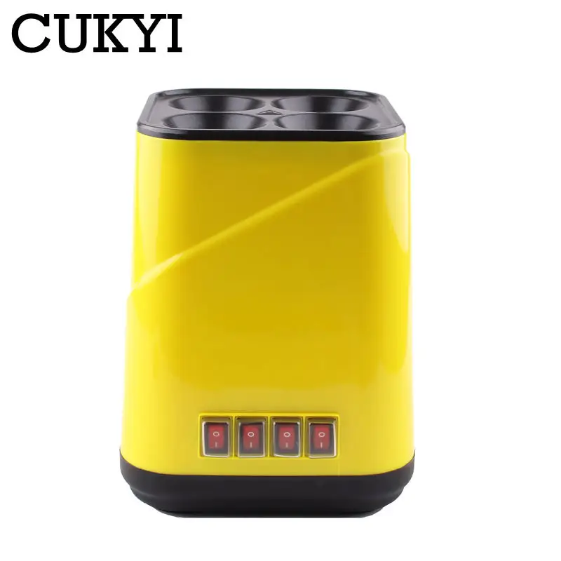 CUKYI-máquina automática para hacer rollos, herramienta de cocina antiadherente, hervidor de huevos eléctrico, tortilla, desayuno, calor por separado, 220V