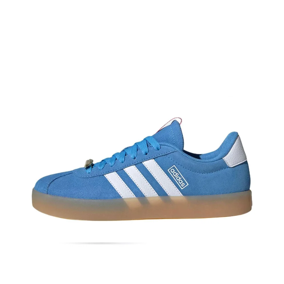 Adidas VL COURT 3.0 Breathable Low top Skateboard Shoes Women's Blue White ID9074