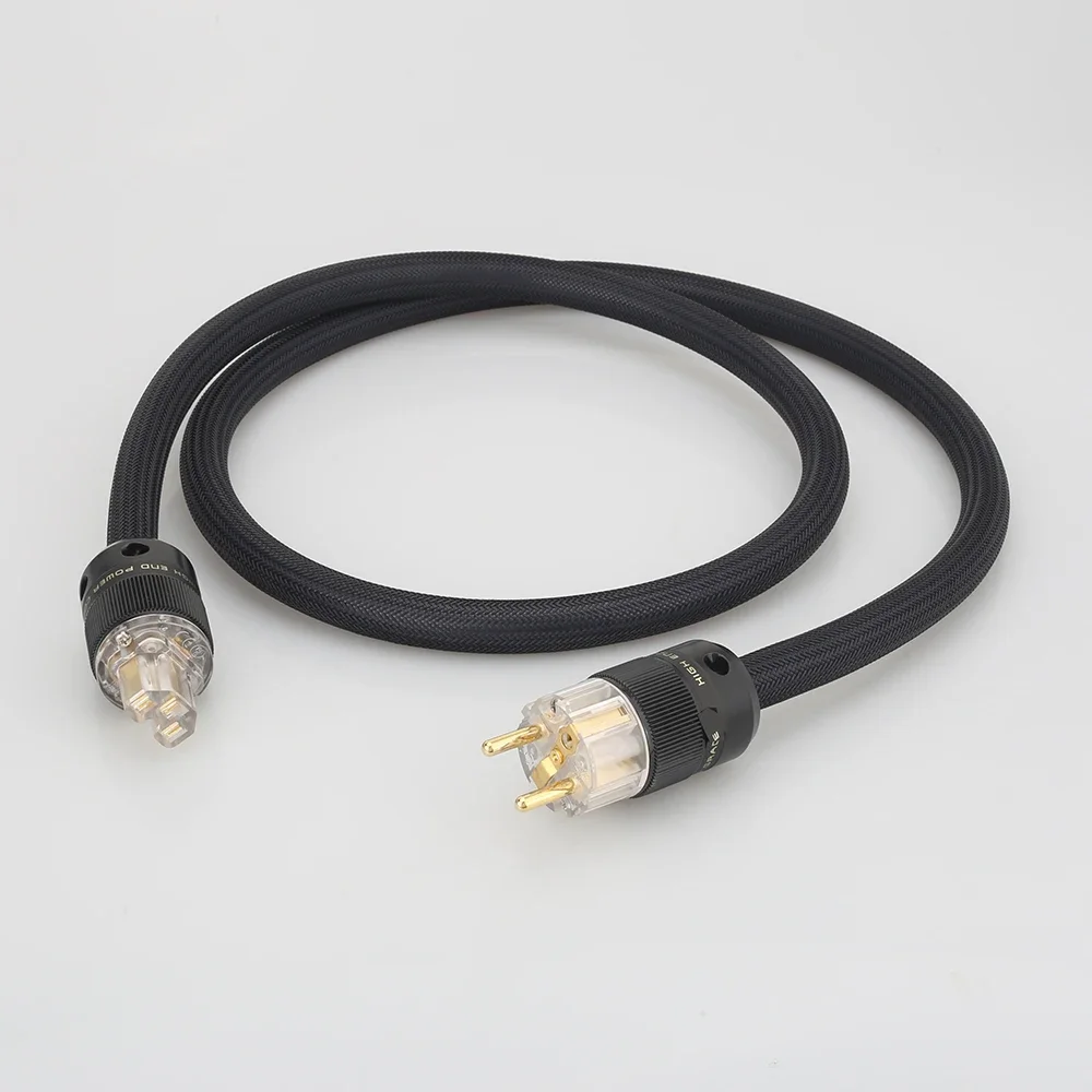 

Audiocrast P101+DW18 Hi-End Hifi Audio Power Cable EU Plug for Tube Amplifier High Fidelity Power Cord