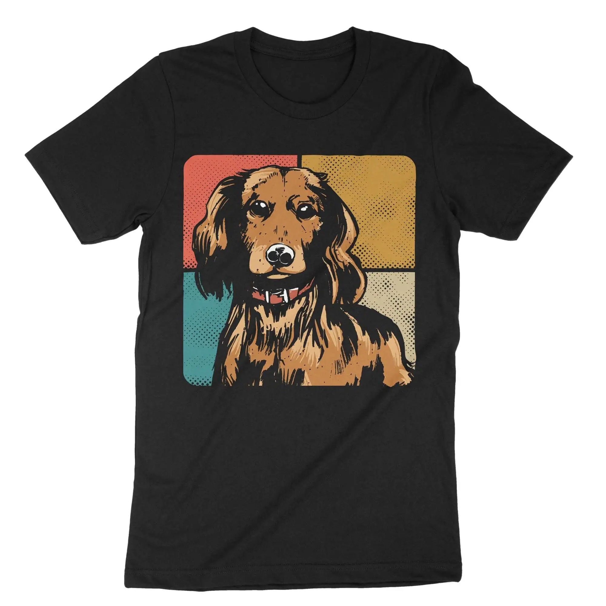 Retro Dachshund Dog Vintage T Shirt For Owner Wiener Badger