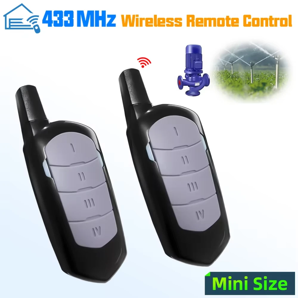 433mhz Garage Remote Control Duplicator Gate Door Commands Opener 433 92mhz Electric Rolling Code Clone Access Portal Fixed Code