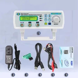 Générateur de source de signal d'ondes arbitraires, compteur de fréquence, comptage, entièrement CNC, DDS, double canal, 6 Z-25 successifs, fonction Z, MHS5200A