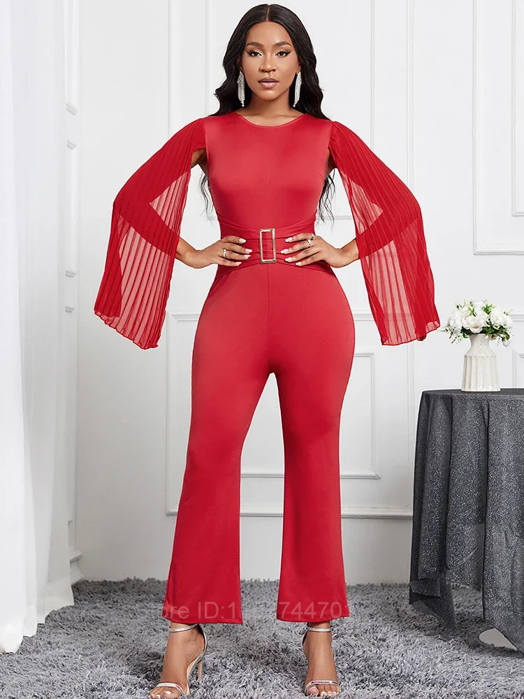 

Summer Jumpsuits Female Clothes Women Elegant Full Bodysuits Prom One Piece Bodysuit Night Club Outfit Overalls Jumpsuit
