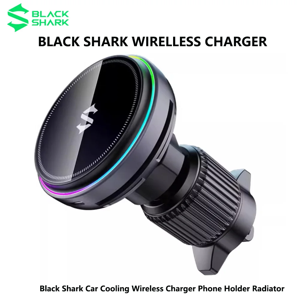 2026 Black Shark Car Cooler Wireless Charger Phone Holder Magnetic Radiator for Apple iPhone 17 16 15 14 huawei xiaomi samsung