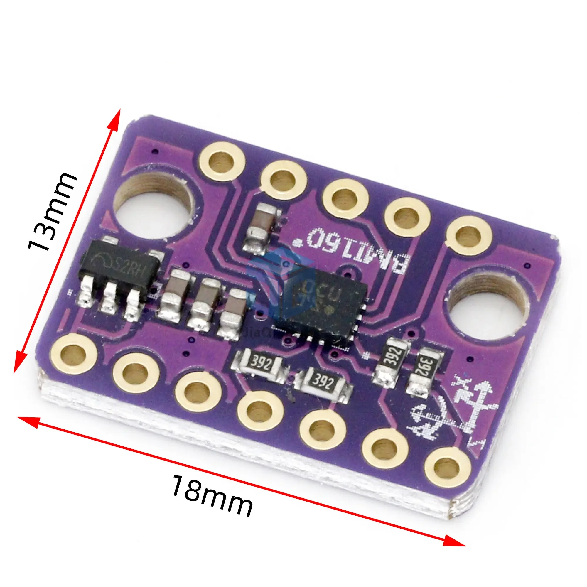 BMI160 6DOF 6-axis Rate Gyro Gravity Accelerometer Sensor Module IIC I2C SPI Communication Protocol 3-5V