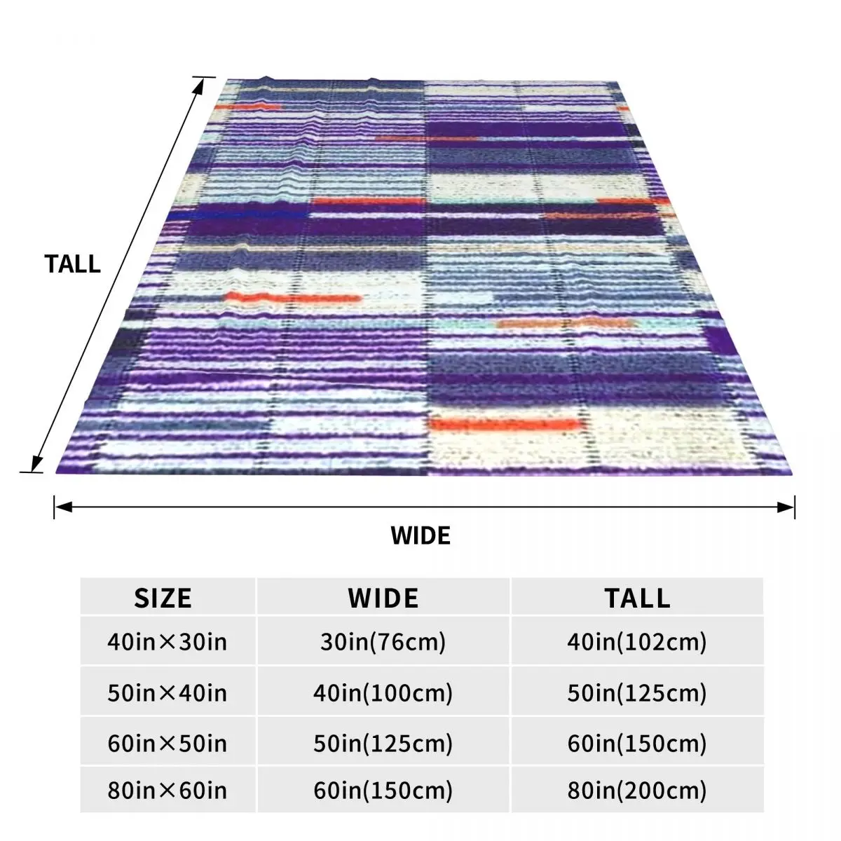Elizabeth Line Underground Moquette Seat Cover Blankets Fleece Sofa Throw Super Soft for Home  Outdoor Throws Bedspread Quilt