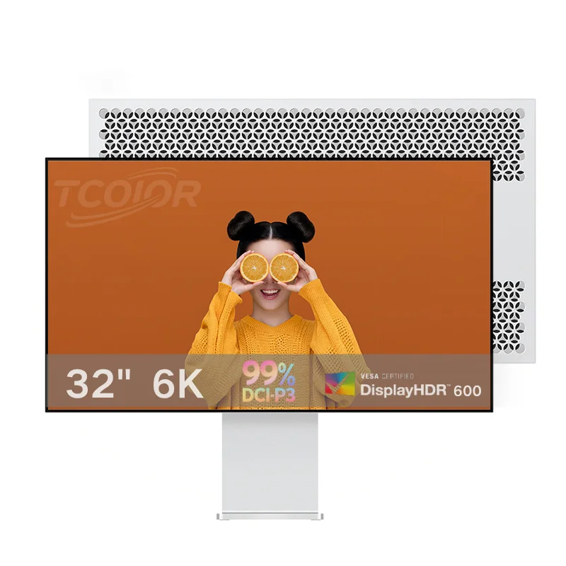 

TCOIOR 32" 6K 60HZ Panel 99% DCI-P3 Low Blue Light Eye Care for Design - Ultra HD (UHD) Monitor Designer Color Studio