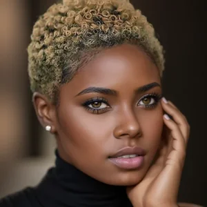 Naseily Hair-Short Kinky Curly peruca sintética para mulheres negras, Glueless, Natural Afro perucas, cortes de cabelo curtos 10 principais vendas peruca organica ondulado - №9