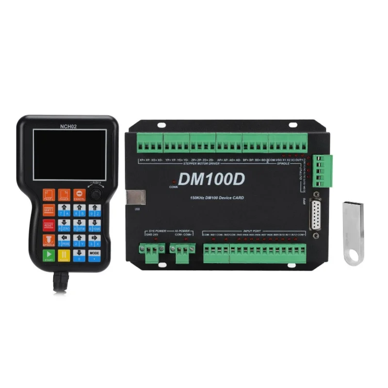 CNC コントローラ多機能オフラインモーションコントローラ彫刻フライス盤用 DC 24V3 軸