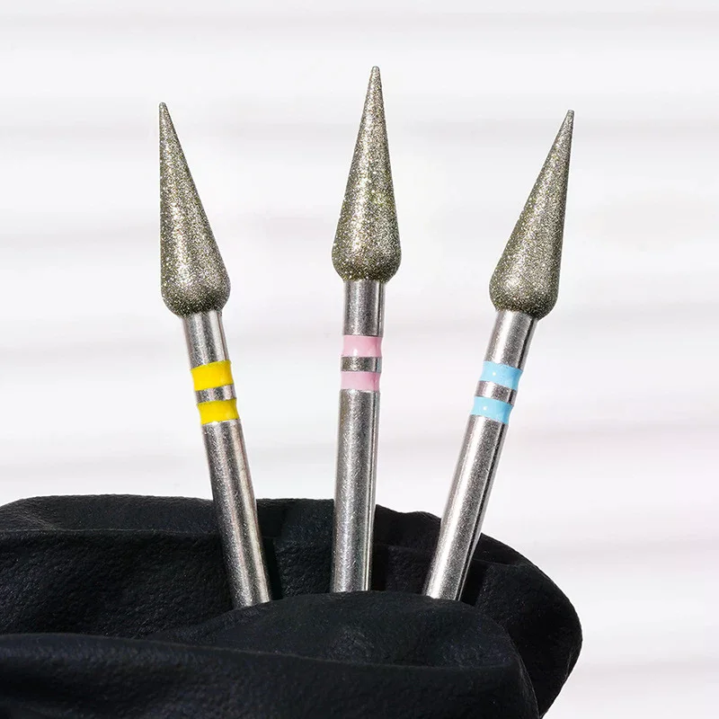 Professional Nail Drill Bit Sharp Cone Carbide Cuticle Clean for Gel Polish Removal Durable Manicure Tool for Nail Techs