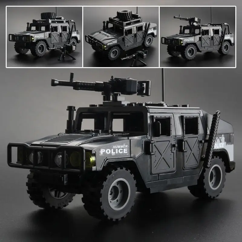 

2024 World War 2 WW2 Army Military Soldiers SWAT Armor Vehicle Figures Model Building Blocks Bricks Children's Toys Gift