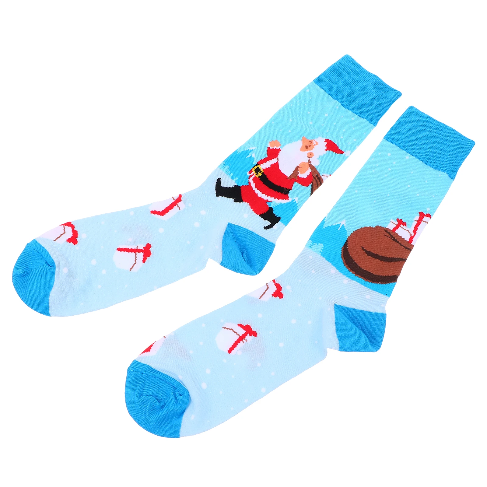 

Christmas Cotton Mid Calf Socks for Men Women Kids Warm Thickened Non Slip Winter Xmas Gift Choice Stylish Design Festival