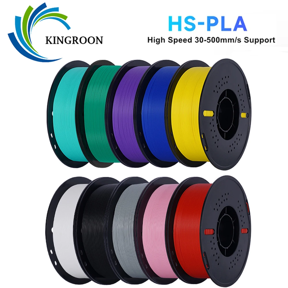 kingroon-filament-pla-haute-vitesse-175mm-nouveau-filament-d'imprimante-3d-hs-pla-pour-30-500-mm-s-impression-rapide-pla-rapide-5kg-10kg-melange-de-couleurs