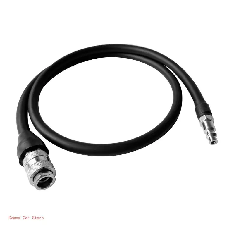 Motorcycle Car Tire Air Inflator Hose Inflatable Extension Hose Adapter Locking Air Chuck Twist-on Lock Connection