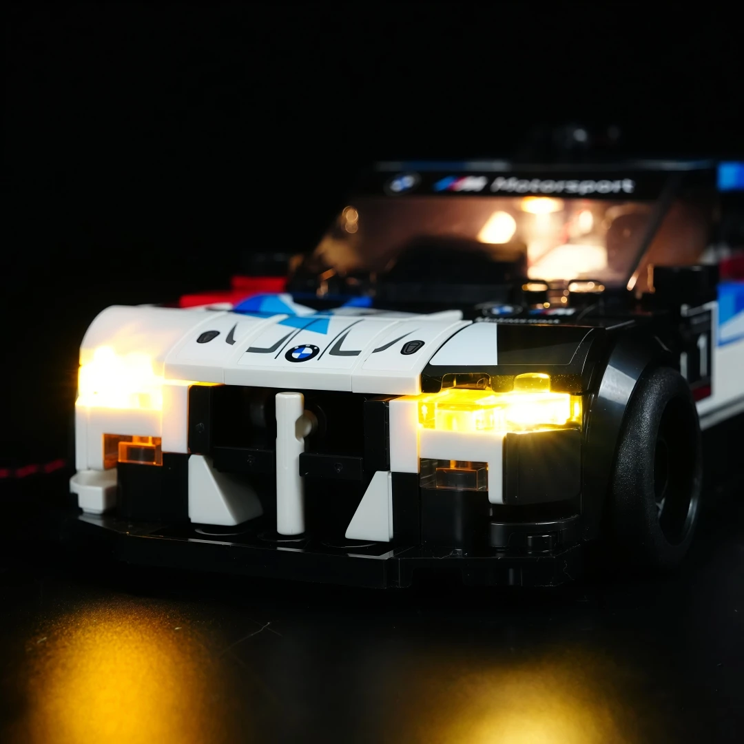 MAXCXT LED Light For LEGO 76922 M4 GT3&M Hybrid V8 Race Cars DIY Decorative Lamp Not Include Lego Building Blocks Set view 5