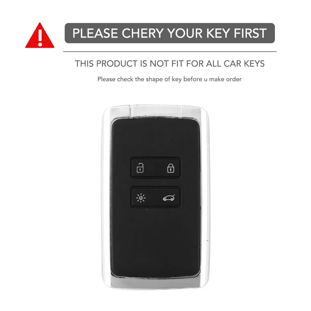 غطاء حافظة مفاتيح السيارة من السيليكون لسيارة داسيا داستر لوجان 3 ركض سانديرو لرينو كليو 5 ميجان 4 زوي كادجار كابتور أركانا كوليوس #2