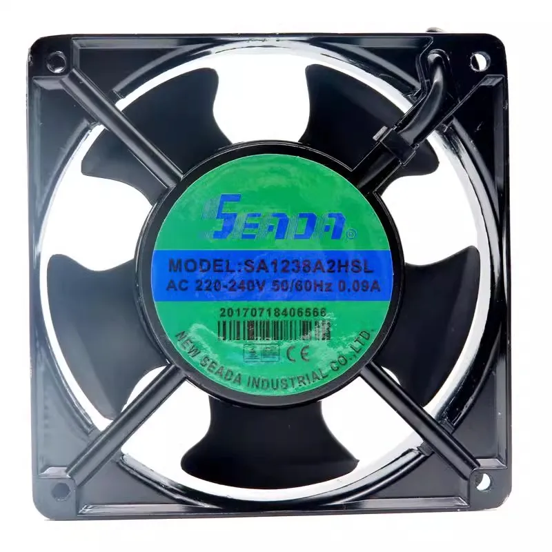 Ventilateur de cadre en aluminium AC220-240V SEADA SA1238A2HSL 12CM 12038 120*120*38MM