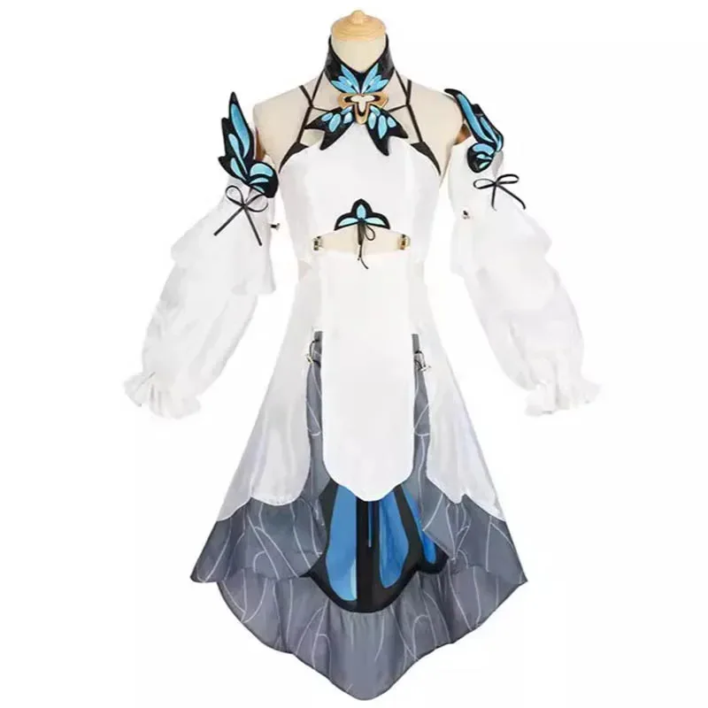 

Wiwiwi 123Аниме Мику костюмы для косплея в китайском стиле бабочка маленькая зарубежная юбка униформа для ролевых игр Хэллоуин вечерние наряд для