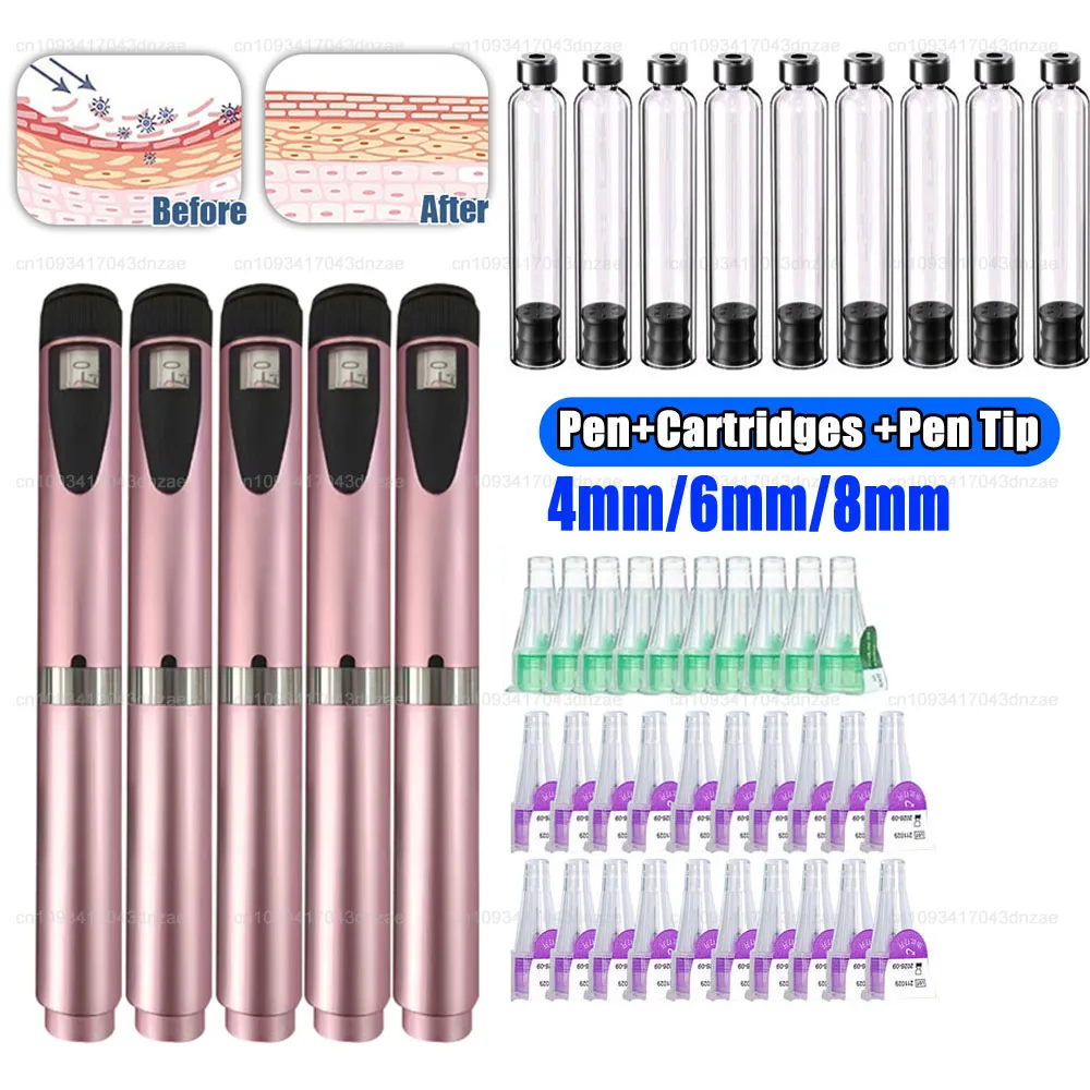 

Precise Dosing Injection Pen 3ml Empty Cartridges Cassette Bottle 4/6/8mm Pen Tip Sterile Individual Packaging for Lilly Insulin