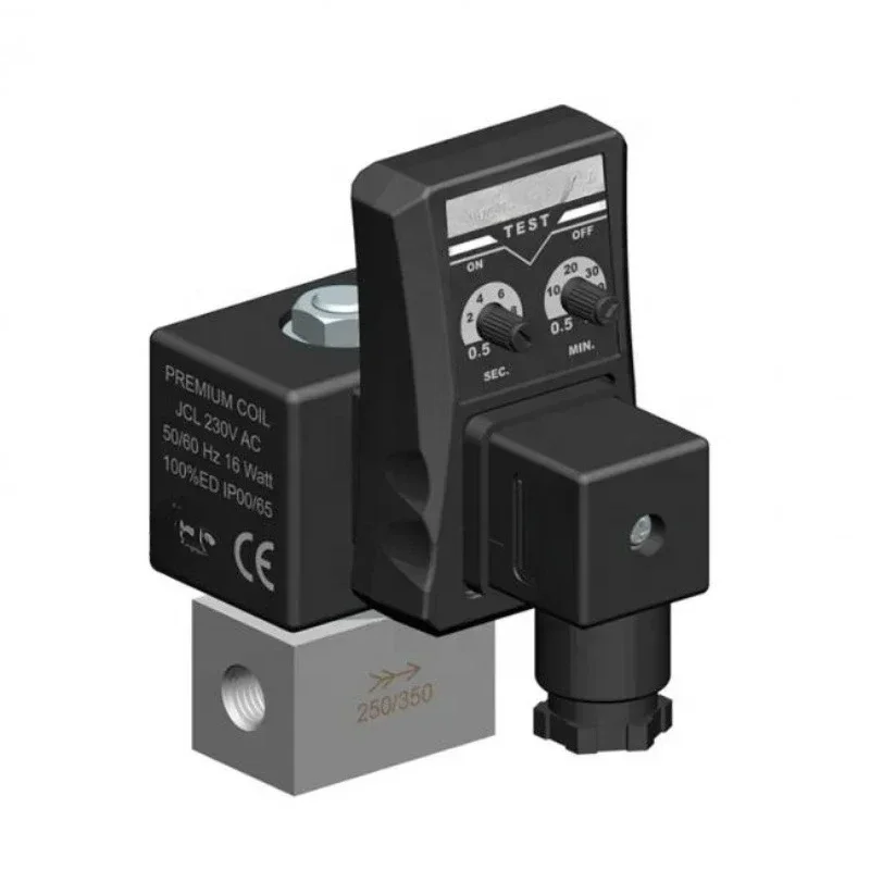 Ultra high Pressure Auto Drain Solenoid Valve with Timer 250 Bar