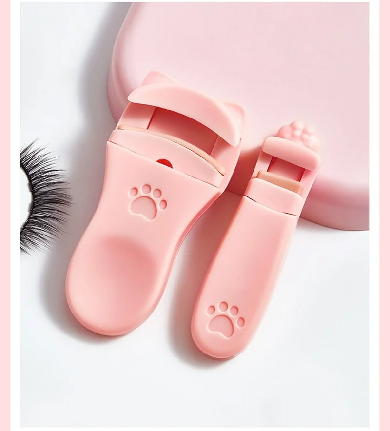 Nowa plastikowa mini przenośna zalotka do rzęs Narzędzie do rzęs Znakomity, solidny klips do sztucznych rzęs dla dziewczynki Narzędzie do makijażu