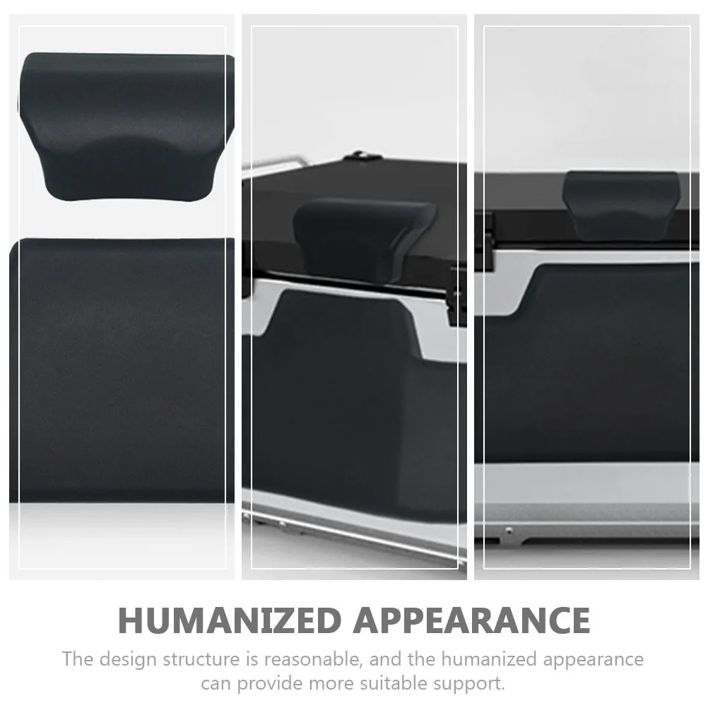 

2pcs Tail Backrest Cushion For Motorcycle Sponge Lumbar Sponge Back Cushion Support Pad Shockproof Passenger Seat Accessory