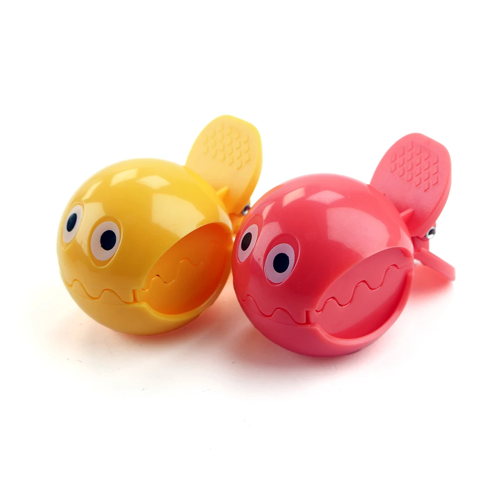 Cute cartoon fish style student office single hole plastic hand-held pencil sharpener  704A