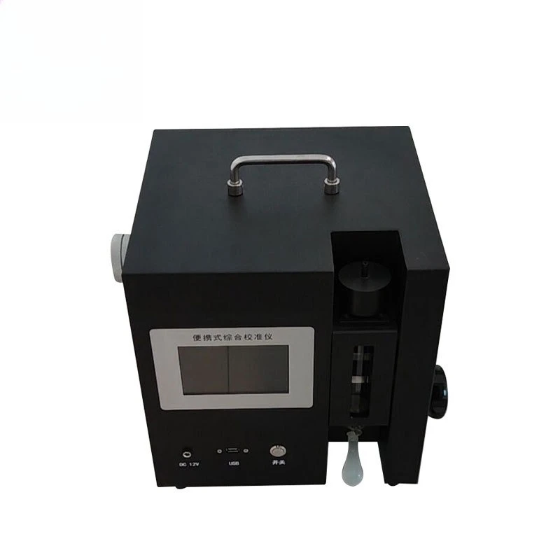 Comprehensive Flow Pressure Calibrator, Portable Gas Flow Comprehensive Calibrator Soap Film Flow Meter Calibrator