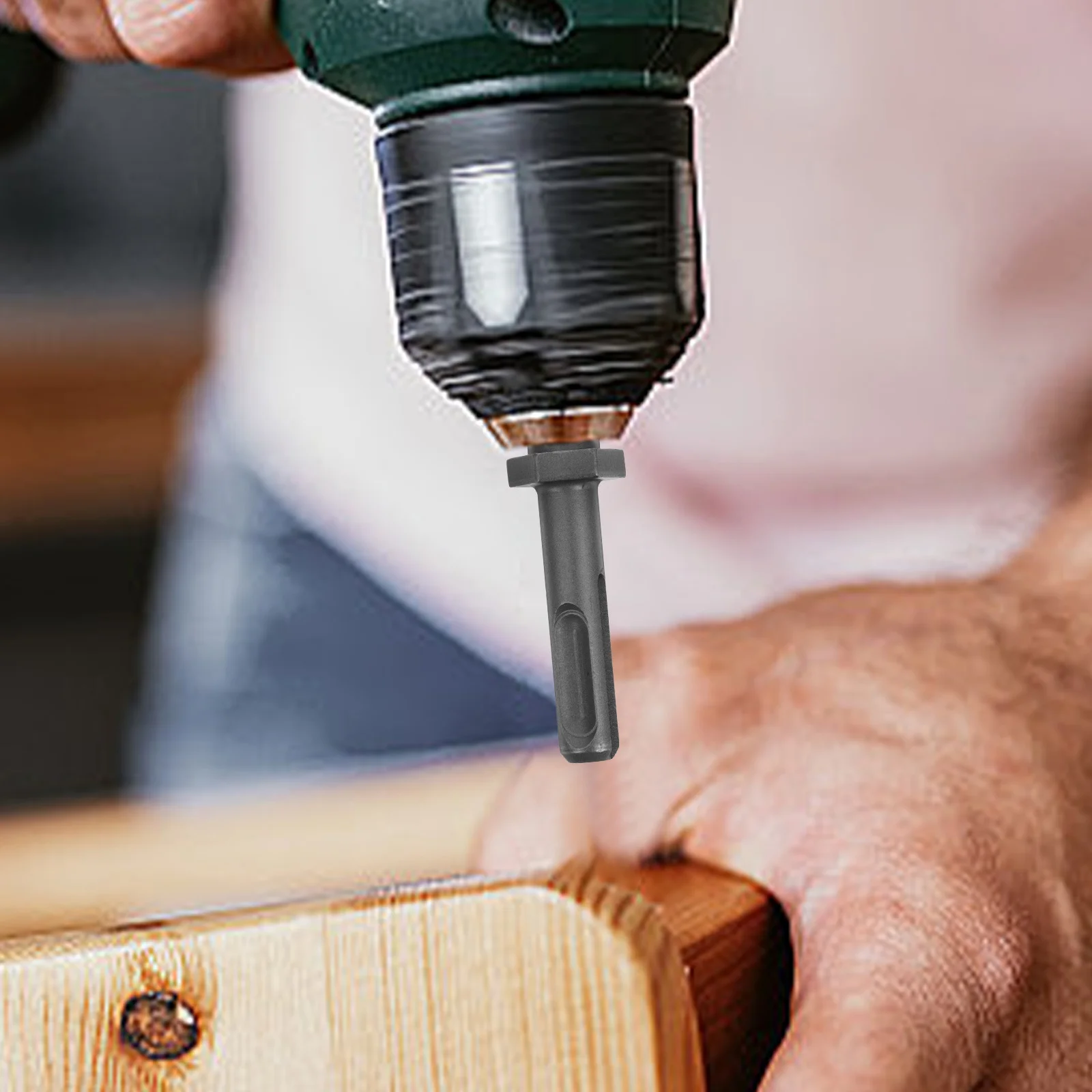 

Hammer Drill Ground Rod Driver Replacement Sturdy Steel Rotary Hammer Tool Efficient DIY Versatile Woodworking Firewood