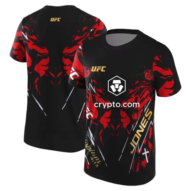 

Новая мужская футболка для бега с UFC, фитнес-спортивная модная майка, футболки для тренировок в тренажерном зале, дышащая повседневная спортивная одежда для бега, топ унисекс