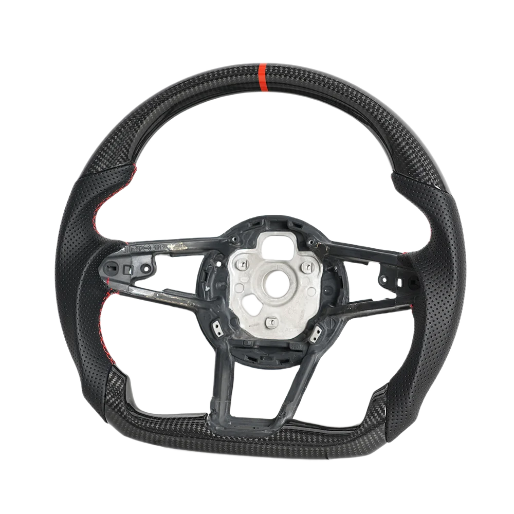 Roda Kemudi Serat Karbon Asli OEM Cocok untuk Audi Q3 Q5 Q7 Q8 SQ2 SQ5 SQ7 SQ8 RSQ3 RSQ8 2016