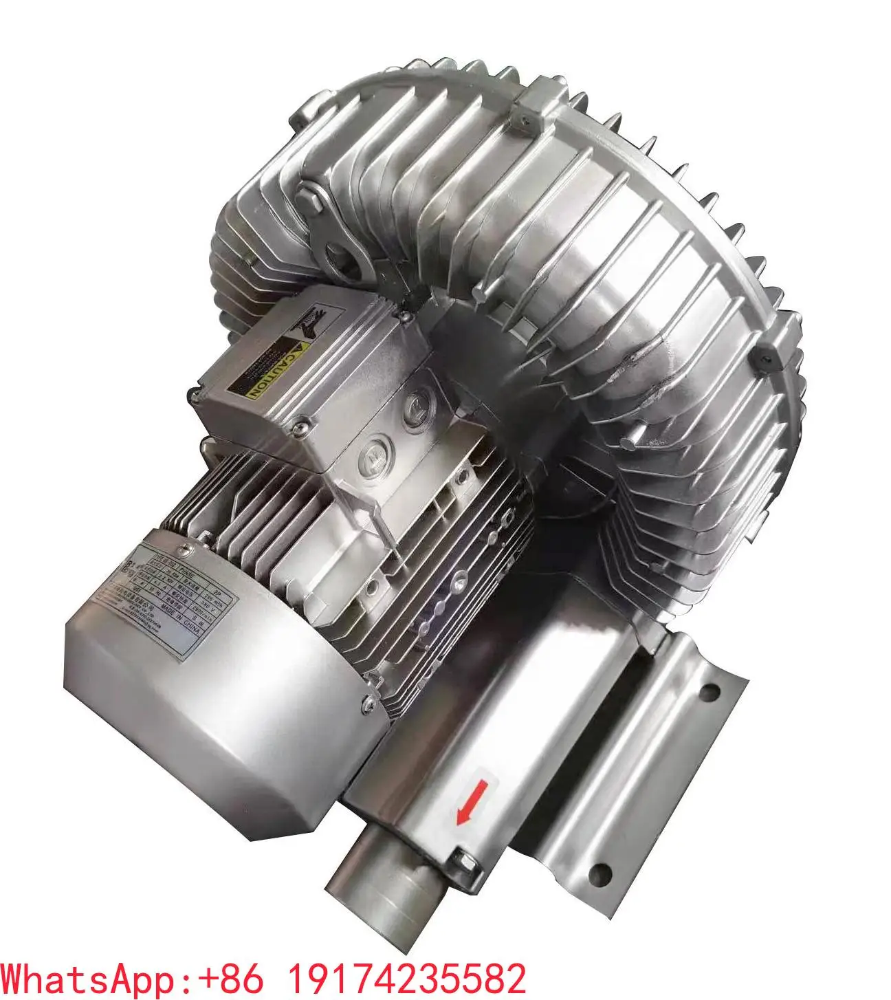 

For1.5KW Single Phase Ring Blower For Fish Farm High Pressure 50Hz 60Hz 44000rpm 220V Rated Voltage For Fish Pond Aeration Syste