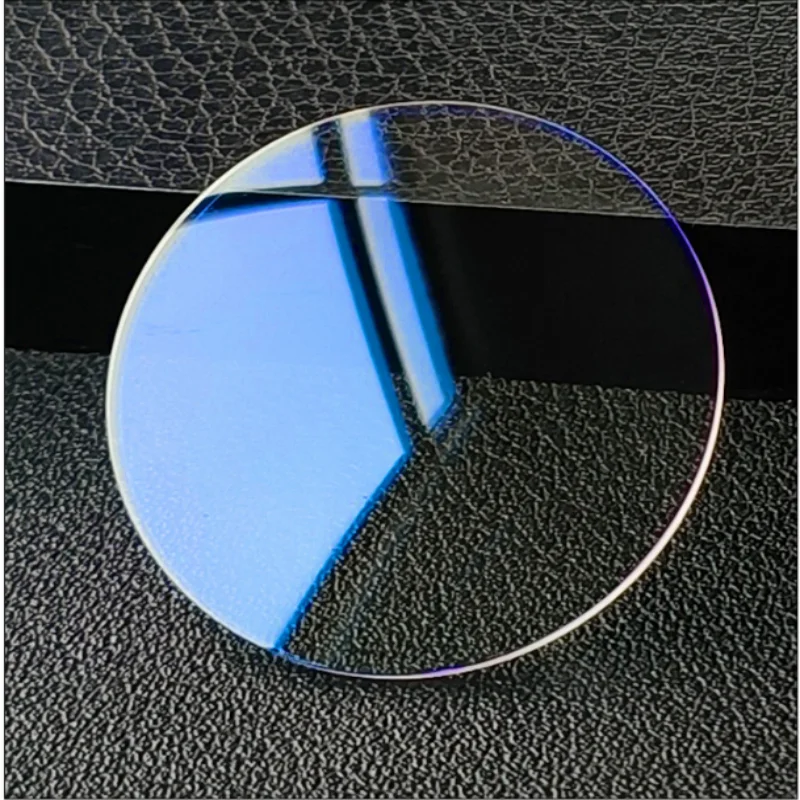2.0mm Thickness Blue Hue Double Domed Mineral 30mm-39.5mm Diameter Watch Glass Round Crystal Curved Len for Watch Repair YZC218