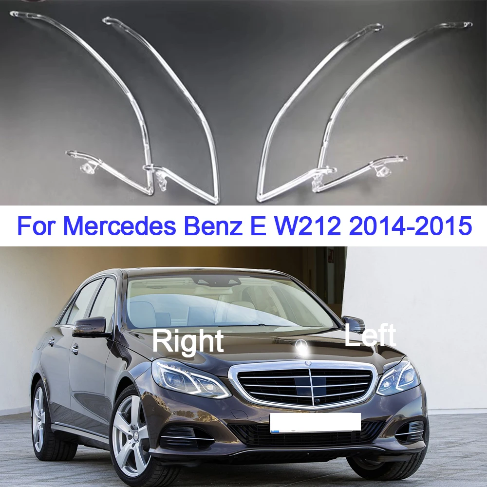 Daytime Running Lights Light Guide Plate DRL Tube Daytime Running Strip For Mercedes Benz E-Class W212 2014 2015 LED