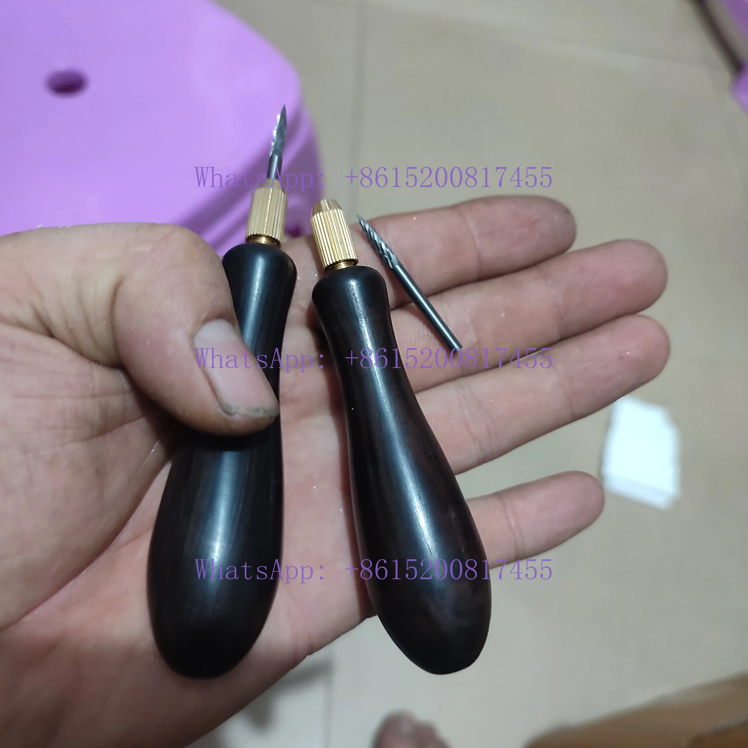 

2PCS badminton racket wire pulling machine tool, racket wire guard tube rotating cone, nail taking cone