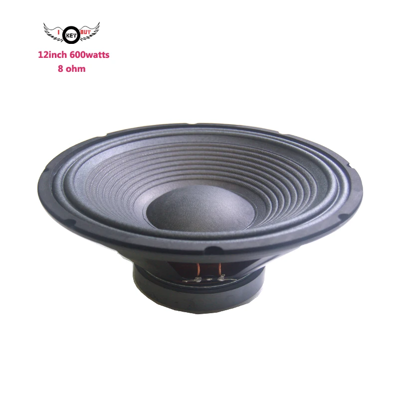 I KEY BUY 1pc 12inch 600W 8Ohm PA Woofer Cloth Edge Conference Multifunctional Hall Low-frequency Professional Speaker