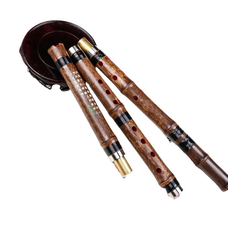 

Hooqu Chinese Mugwort Purple Bamboo Cave Flute 8 Holes Purple Bamboo Professional Good Blowing Send Professional Accessories