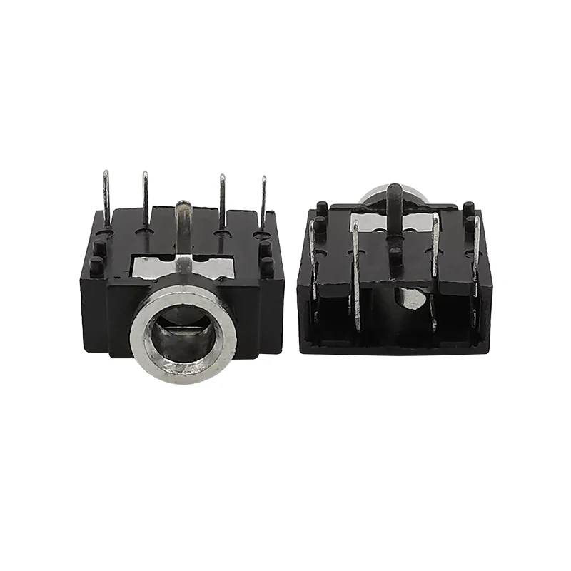 5/10Pcs PJ307 5 Pin 3.5mm Stereo Channel Jack Socket Audio Headphone Panel Mount Connector PJ-307