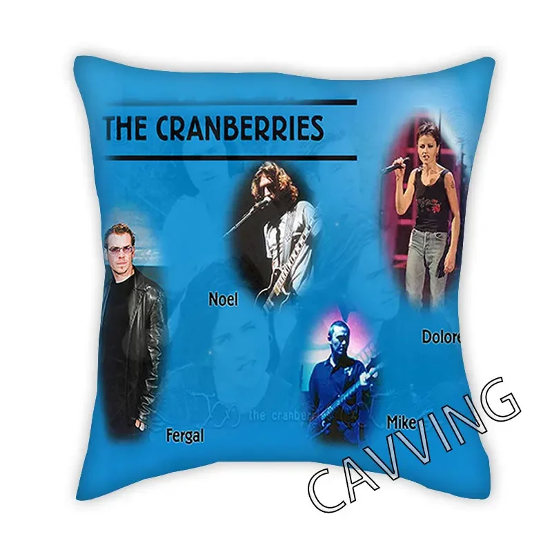 The Cranberries 3D Printed  Polyester Decorative Pillowcases Throw Pillow Cover Square Zipper Pillow Cases Fans Gifts Home Decor