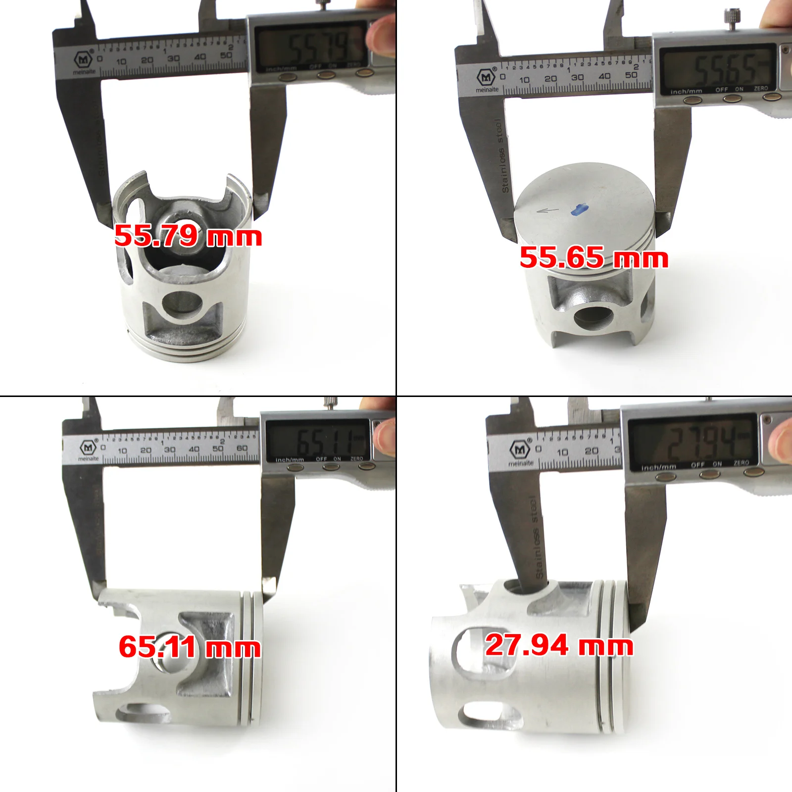 Motorrad 56mm Zylinder Kit Kolben Kit Zylinder Dichtung Für Yamaha DT125 DT 125 1974-1981 Motorrad Zubehör 2A6-11311-00-00