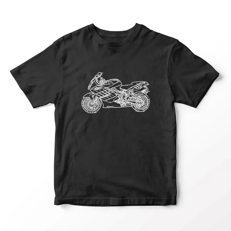 

2024 Men T Shirt Casual K1200S Motorbike Fan T-shirt Graphic Summer Short Sleeves 100% Cotton S-3XL Cool Tee