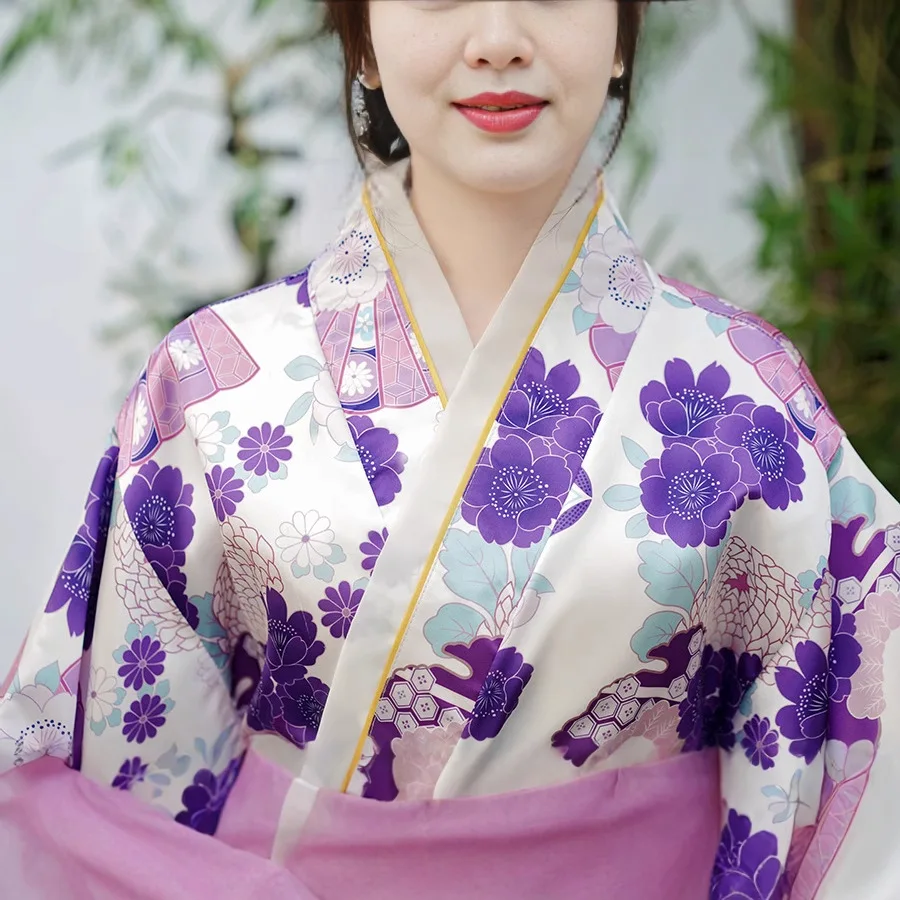 Kimono formel traditionnel japonais pour femmes, Batobe artistique et euro Sve Dr, Production chinoise d'été, nouvelle collection 2025