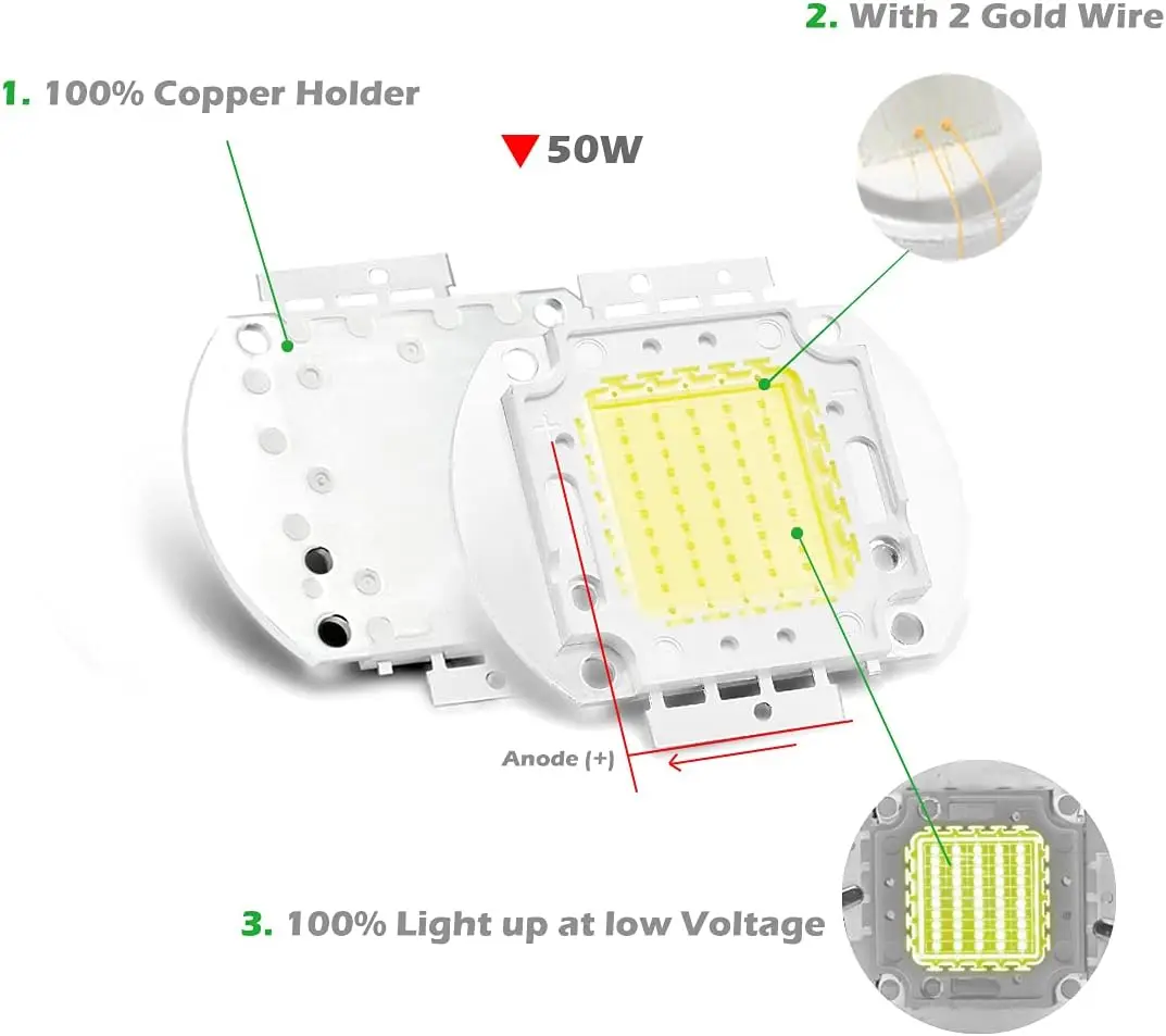 Imagem -02 - Chip Led de Alta Potência 20w Branco Frio 2900k 3100k700madc 30v 34v20 Watt Intensidade Super Brilhante Smd Cob Light Emit