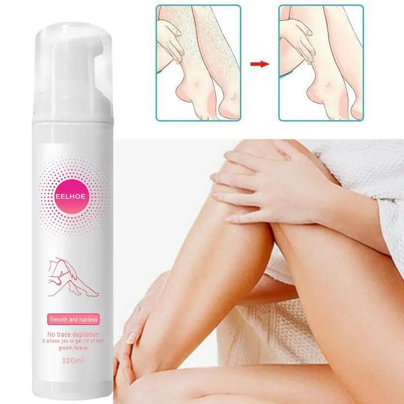 Crema de espuma para depilación, Spray para Mousse, elimina el dolor corporal, No irritante, práctico, No daña el vello, Bikini, novedad de 2022, 30ml/100ml