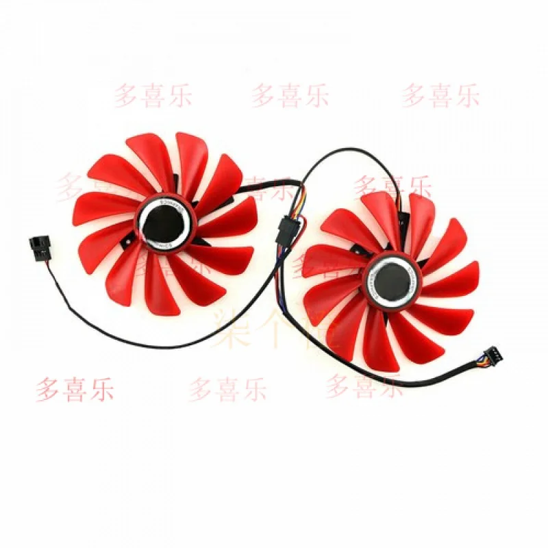 QQ для XFX RX Vega56 RX 580 590, охлаждающий вентилятор для видеоGPU FDC10U12S9-C, вентилятор для видеокарты