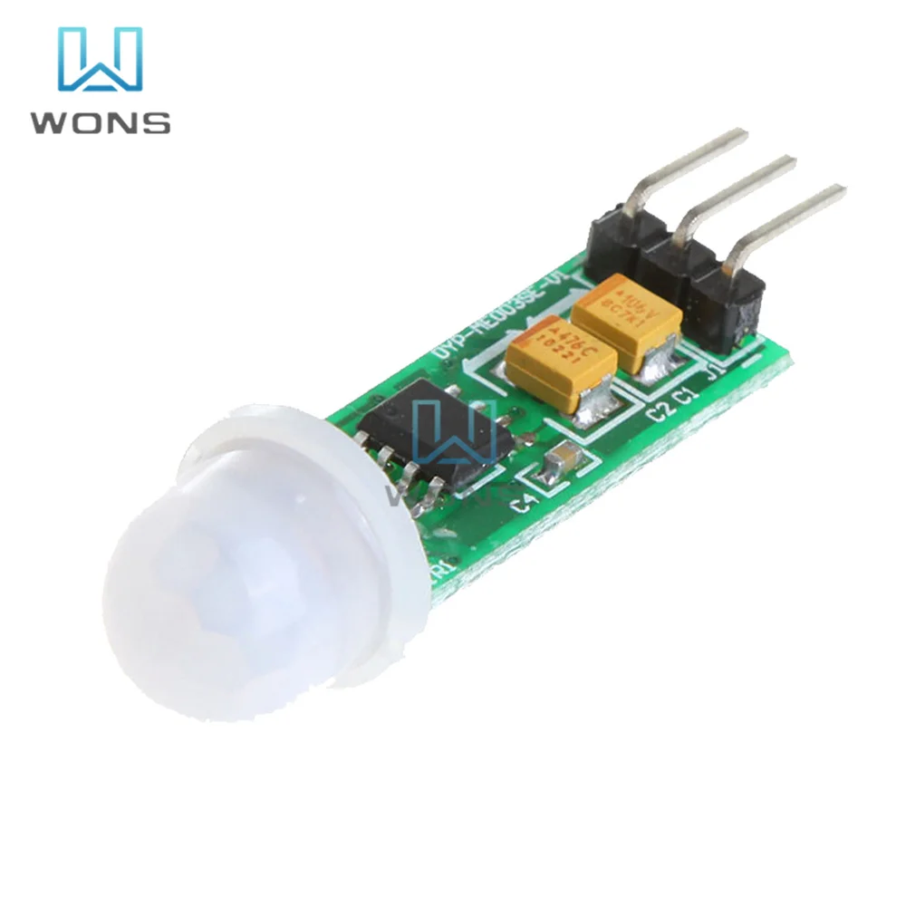 HC-SR501 HC-SR505 Adjust IR Pyroelectric Infrared PIR Module AM312 Motion Sensor Detector Module with HC-SR501 Bracket Diy