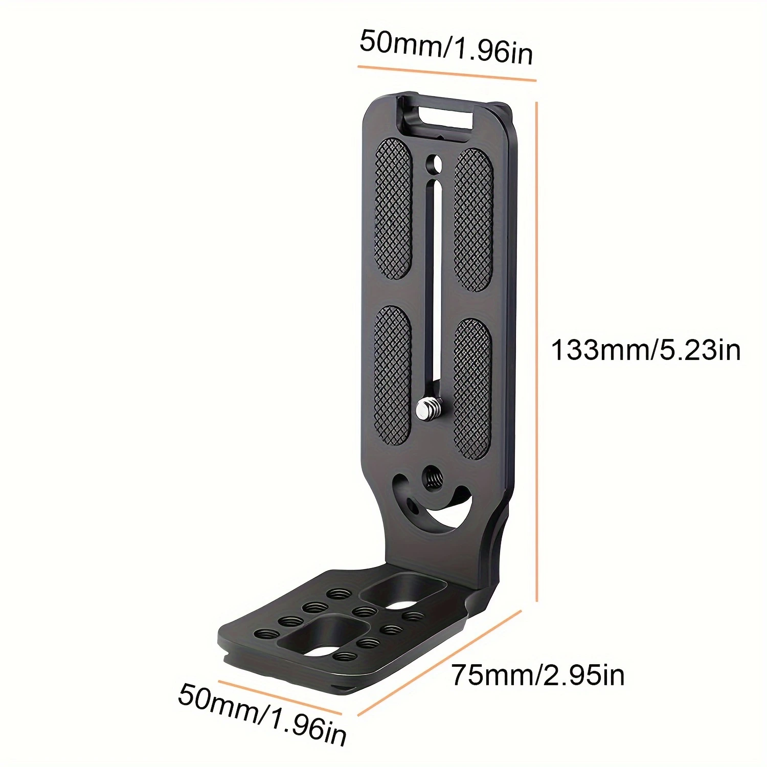 Metal 1/4 Screw Hole DSLR Camera L Bracket Vertical Horizontal Switching Quick Release Plate for Nikon Osmo Ronin Zhiyun Stabili